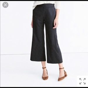 Madewell Bryant wide leg pant in Gemma Stripe